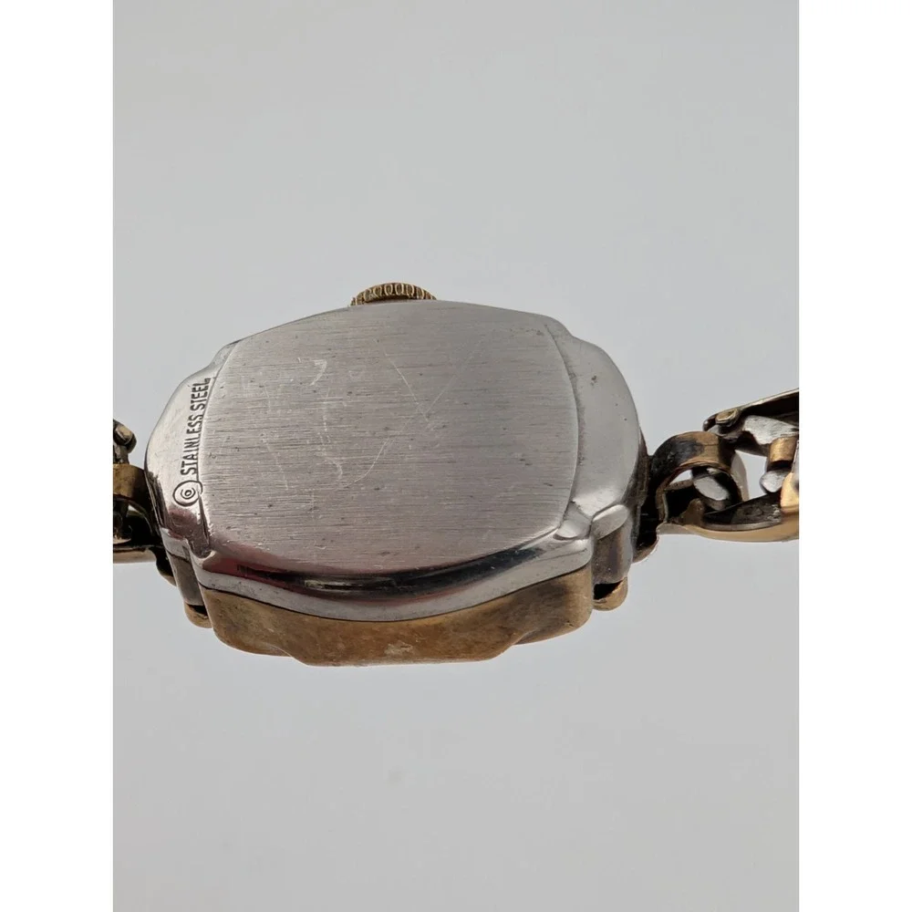 Vintage Helbros Swiss Mechanical Watch 16mm 10K RGF Case Stretch‎ Band- Working